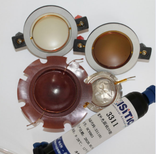 手机扬声器受话器部件粘接UV胶
